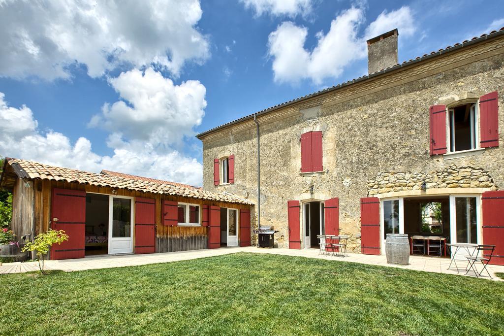 Maison D'Hotes Rouge Bordeaux Auros Exterior foto